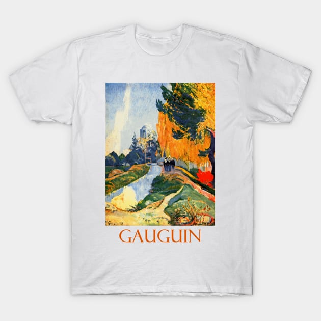 Les Alyscamps by Paul Gauguin T-Shirt by Naves